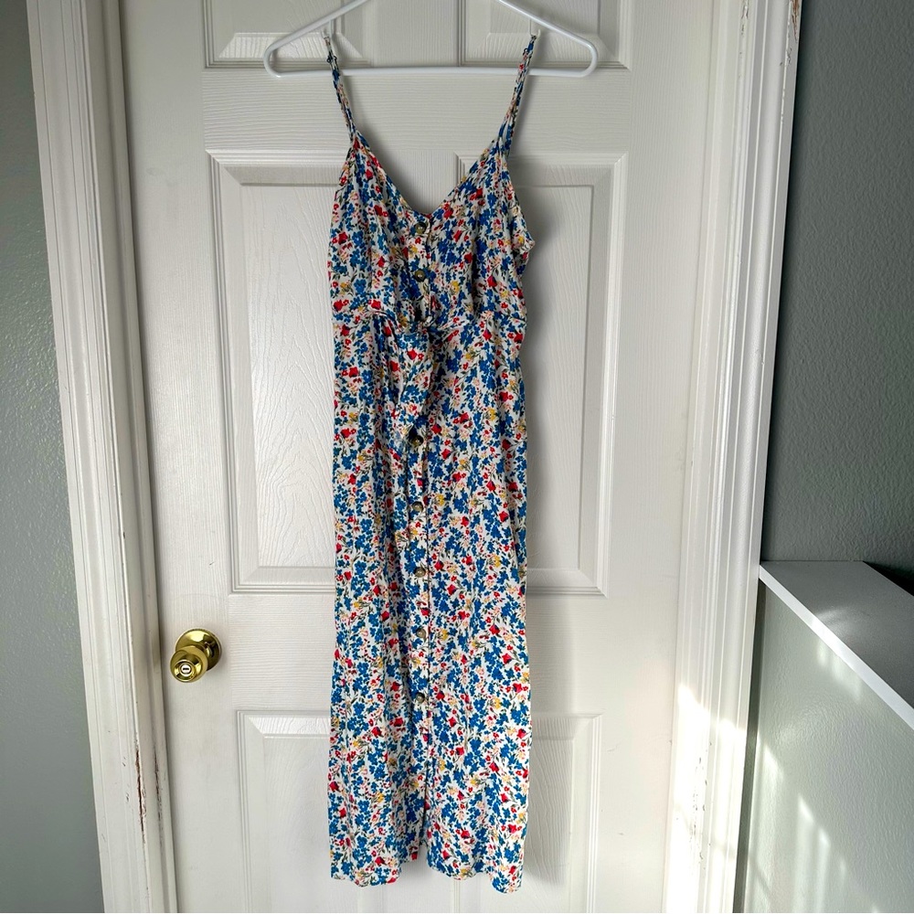 2 for $13 Floral summer midi dress small